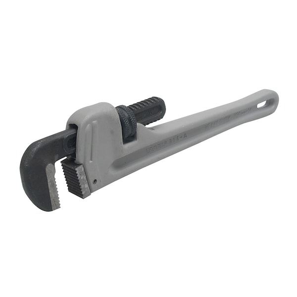 10" L 1-1/2" Cap. Aluminum Pipe Wrench